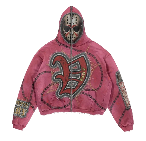 GOLDIE - F/A PINK WASHED HOODIE - ASTOUD